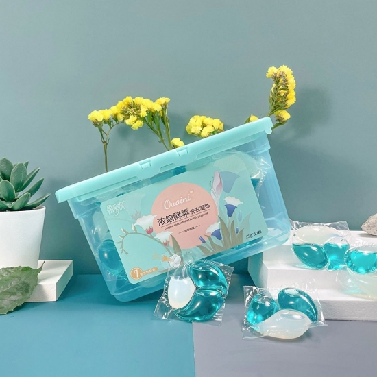 كبسولات منظفات الغسيل البيئية