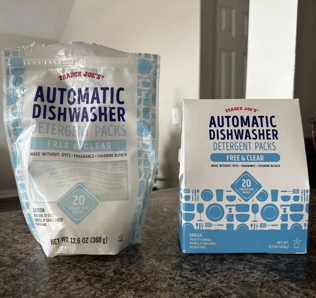Onko Trader Joe'sissa astianpesukonekoteloita?