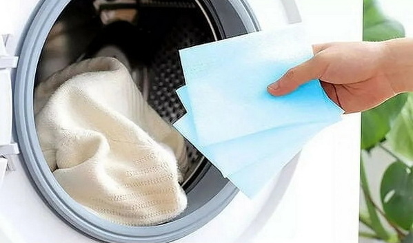 Di manakah helaian cucian air biru dibuat?