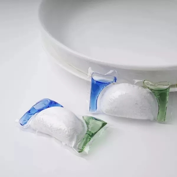 Kun je iets doen met opgedroogde vaatwaspods?
